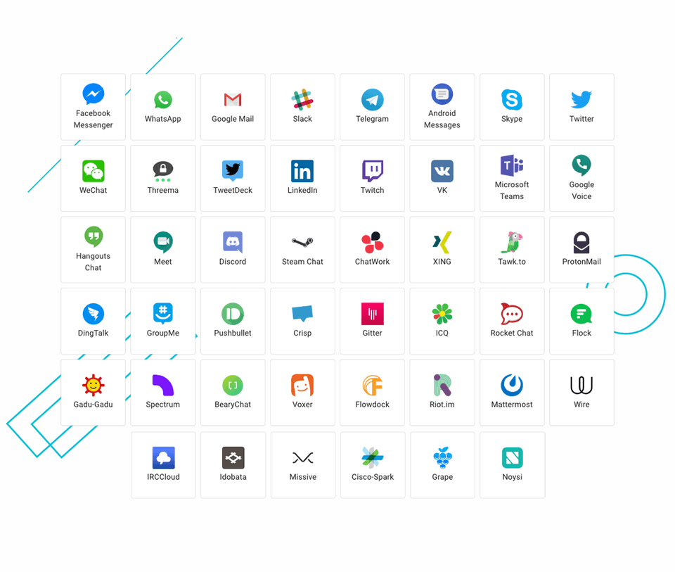 Whatsapp and telegram in one app windows 10